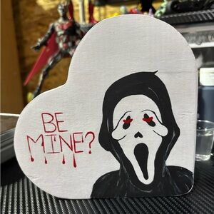 Hand painted ghost face